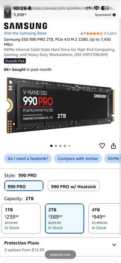 Samsung SSD 990 PRO 2TB