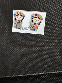 earrings for girl in silver 9.25