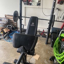 Marcy Weight Bench With Weights