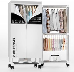 Clothes Dryer, Portable Drying Machine with Timer