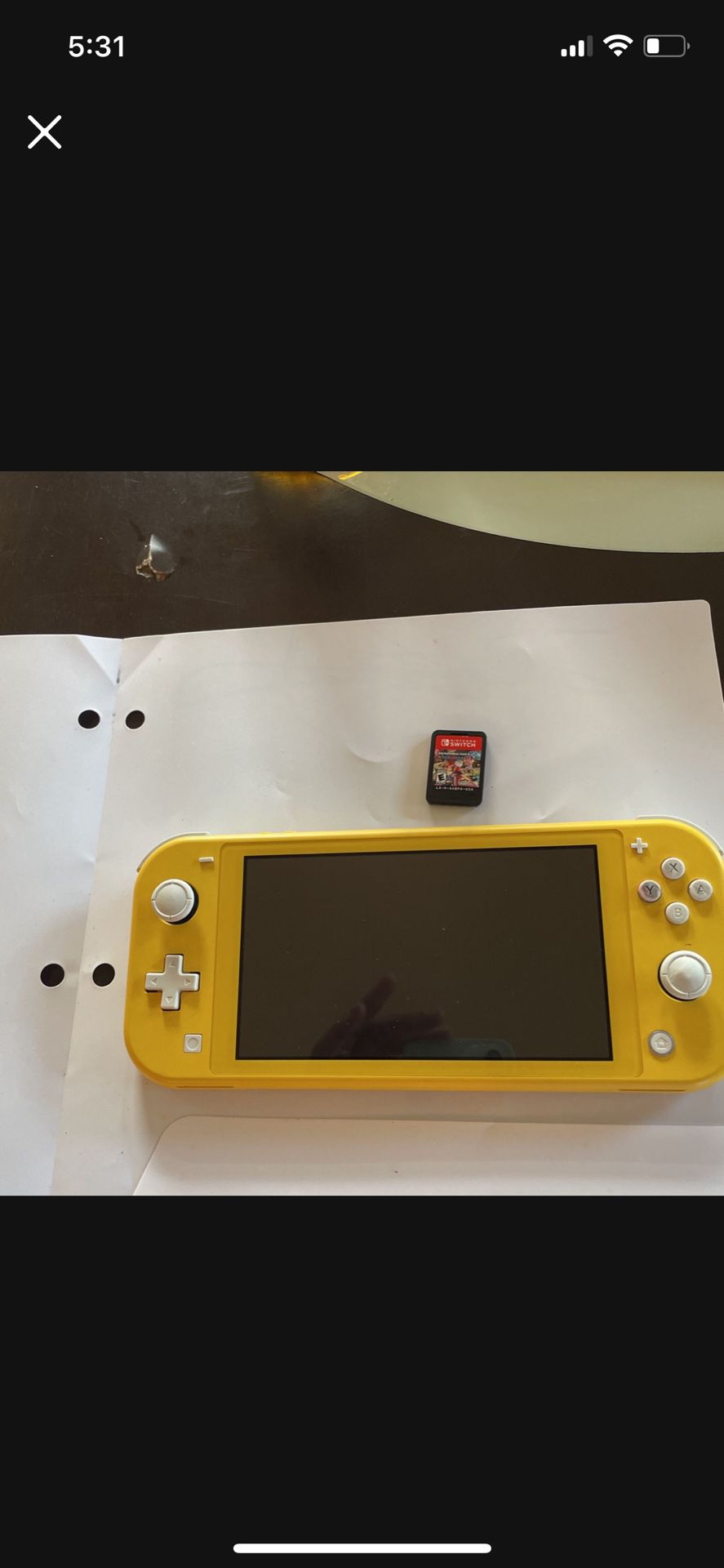 Nintendo Switch With Paw Patrol Game And Charger 