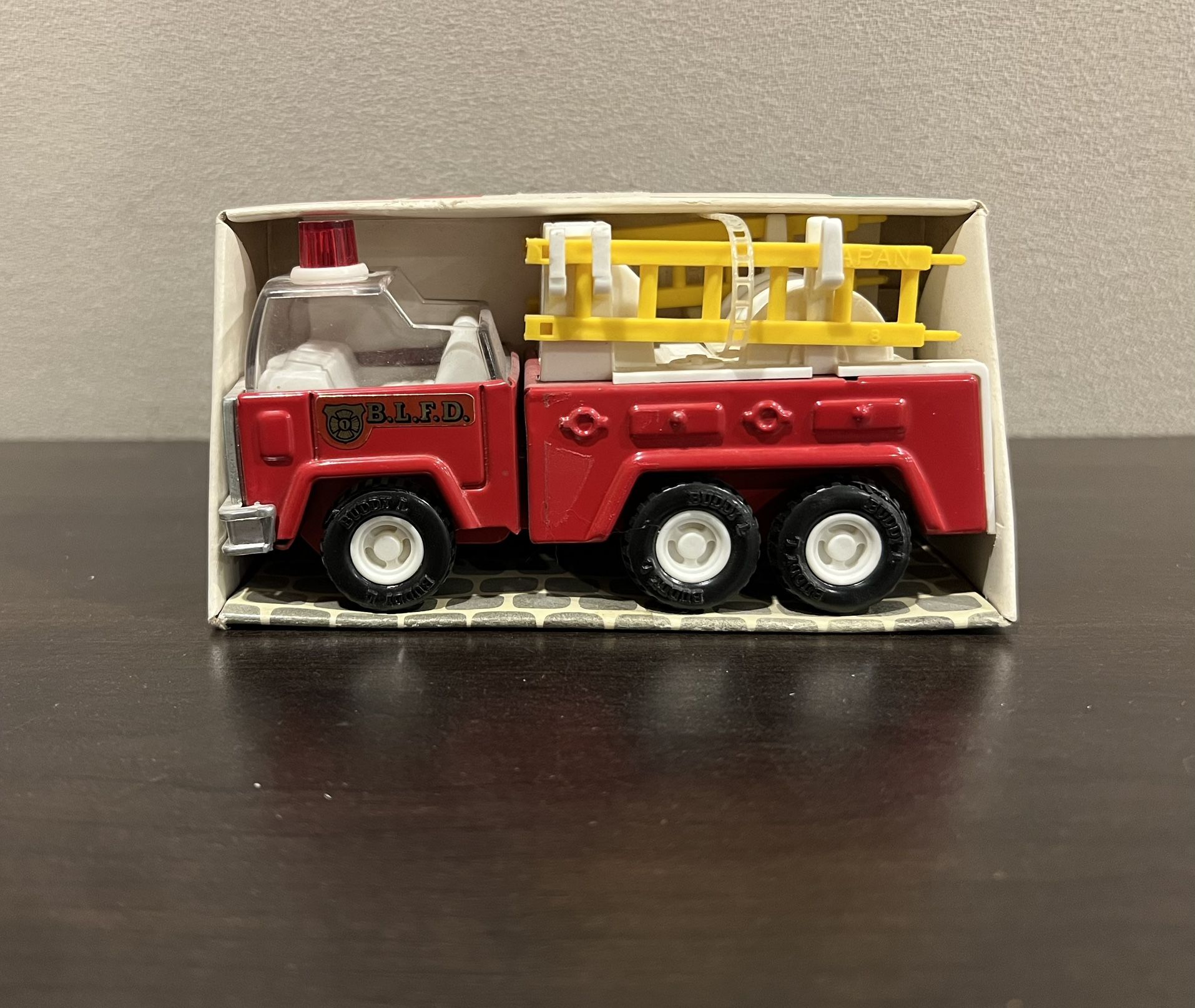 Vintage Buddy L Brute Fire Pumper Truck w/Box