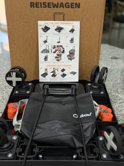 Orzbow Folding Travel Cart – Luggage & Car Seat Cart