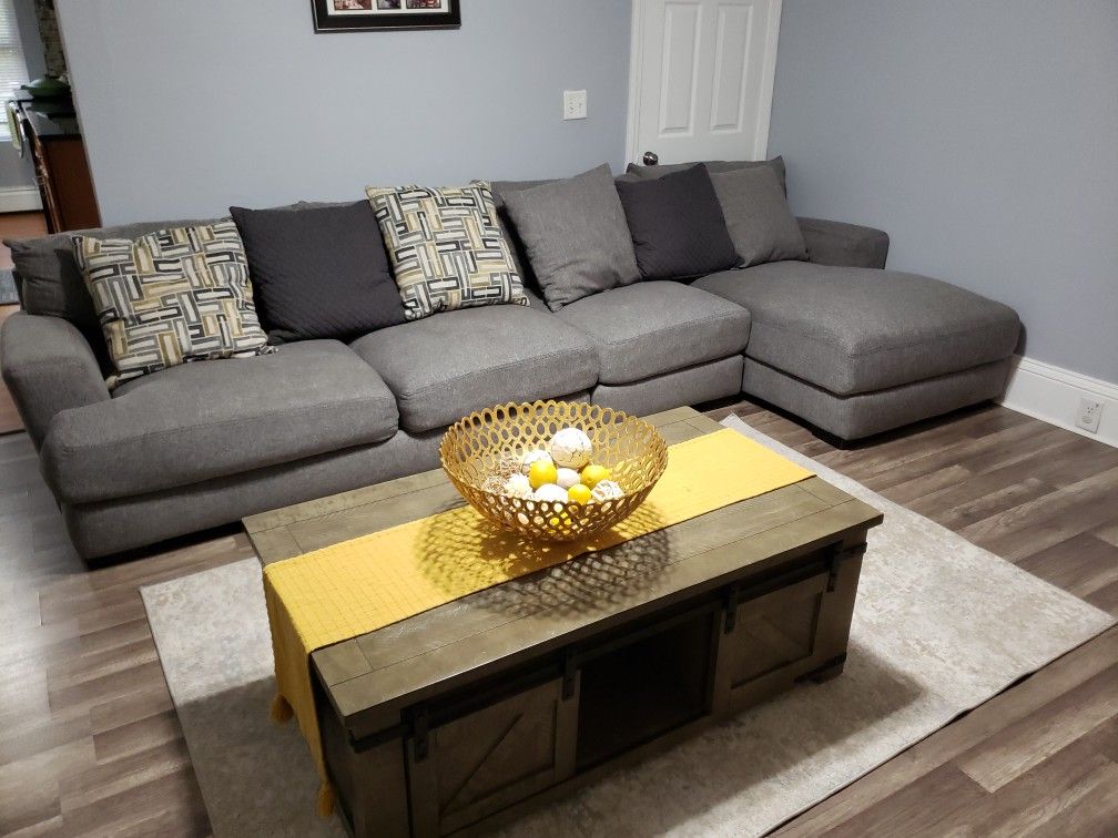 Gray Sectional Sofa