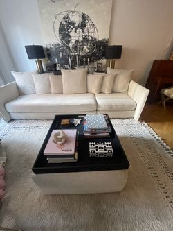 West elm sofa/sectional with Ottoman