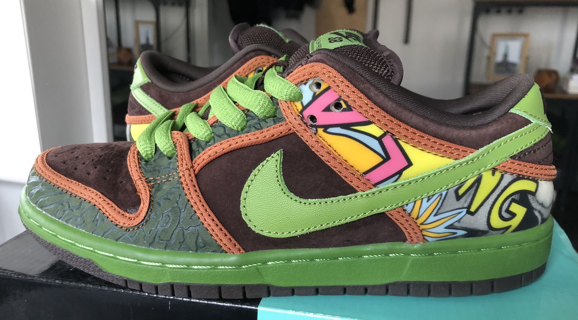 Nike Sb Dunk Low De La Soul 2015 Sz 5.5 * Air Jordan Supreme Force