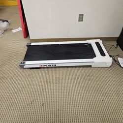 Under Desk Treadmill 9.3" Walking Pad with LED Display - White