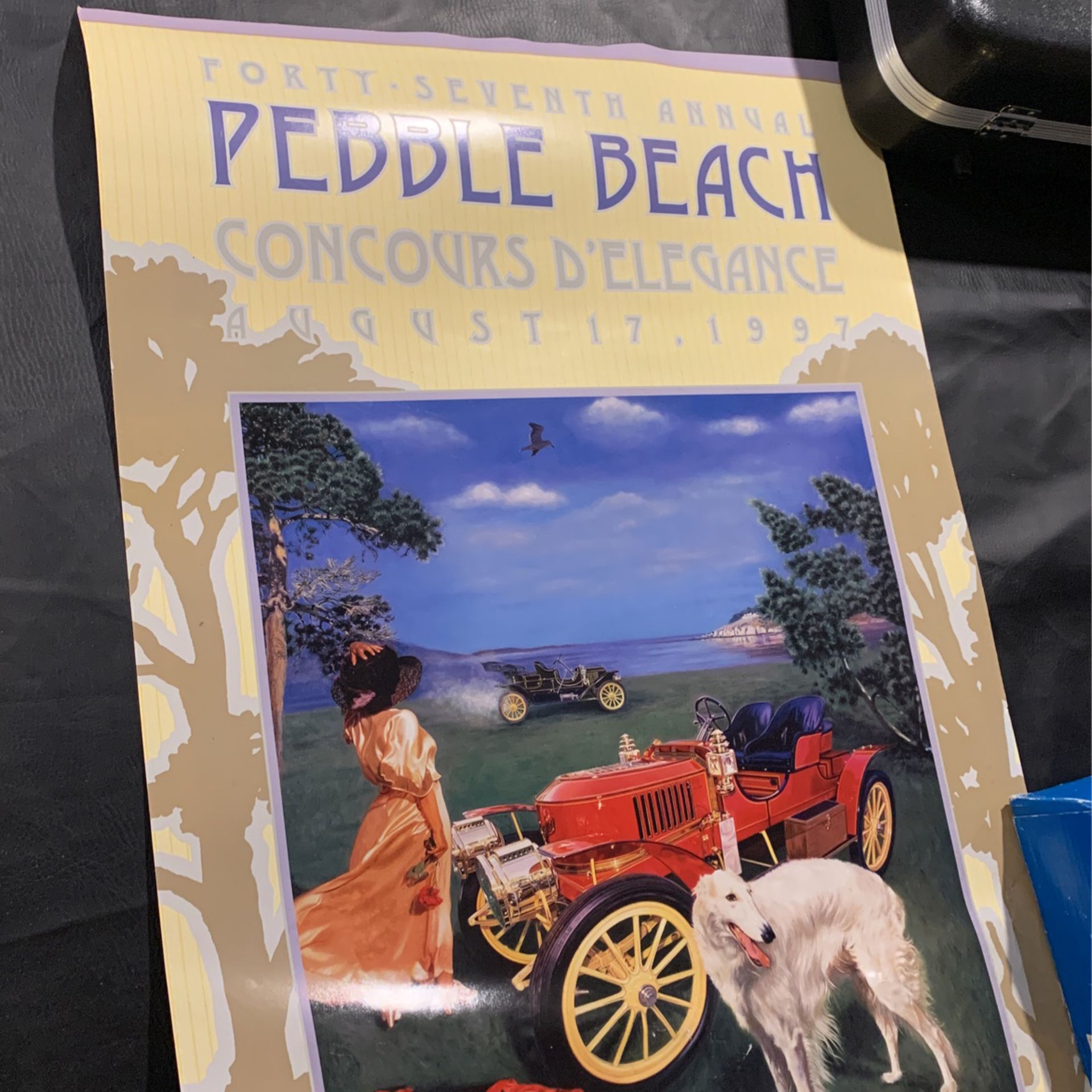 47th annual Pebble Beach Concourse D elegance poster