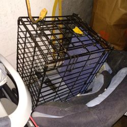 Small Dog Cage + Cushion