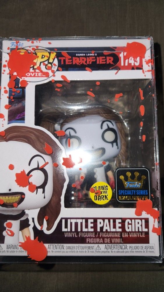 Funko Pop The Terrifier Little Pale Girl Glow In The Dark