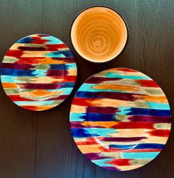 Colorful Ceramic Dinnerware Set – 30 Pieces