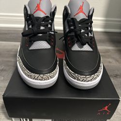 Jordan Retro 3 Black Cement