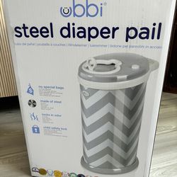 New Ubbi Steel Diaper Pail