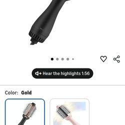 Hairdryer brush