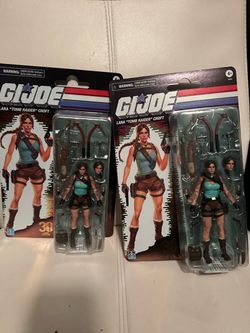 G.I. Joe Lara Tomb Raider Croft Action Figure – Lot of 2