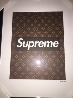 Supreme Louis Vuitton Fairchild Paris wall art