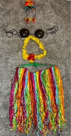 Hawaiian Hula Costume Set