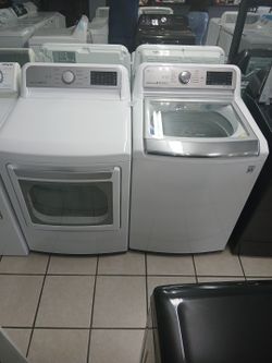 LG Washer & Dryer Set.