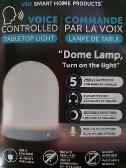 Smart Home Voice Controlled Dome Lamp (No WiFi)