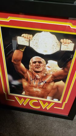 Autograph Hulk Hogan Framed