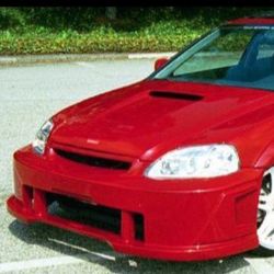 Bumpers Honda civic bw2 front bumper 96 97 98 1996 1997 1998 weekend sale Bodykit Bodykits Body Kits Body Kit 