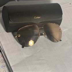 cartier aviator panthère de cartier sunglasses 