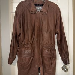 REAL Leather Jacket Size Small In Men’s 