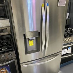 Stainless Steel 28 Cu. Ft. Smart WiFi Enabled French Door Refrigerator 