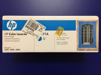 HP Q3971A CYAN TONER CARTRIDGE for HP 2550, 2820, 2840 - NEW SEALED