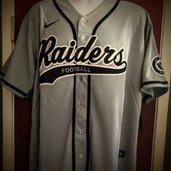 Raiders #34 Bo Jackson Baseball Style Jersey.  S.M.L.XL.2X.3X