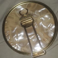 VINTAGE FOLDING TRAVEL MIRROR