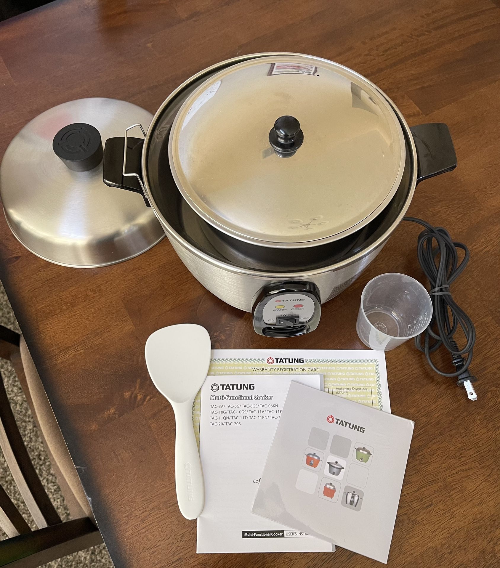 Tatung Multifunction Indirect Heat Rice Cooker Steamer for Sale in ...