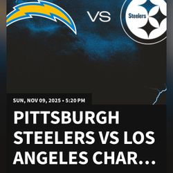 Steelers Vs Chargers