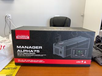 REDARC Manager Alpha75 with RedVision Battery Charger