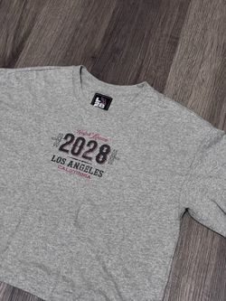 Ralph Lauren LA 2028 Gray Graphic T-Shirt