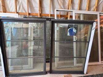 2-picture windows 43x60 Windsor each $450