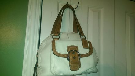 Soho Leather Domed Satchel coach purse