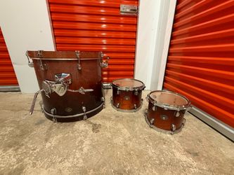 Vintage TAMA Starclassic Maple Made in Japan – Dark Cherry Fade + Snare & Hardware