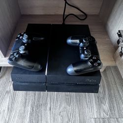 PS4, Controllers, Games And Cords