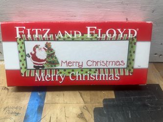 Fitz & Floyd X-Mas Tray