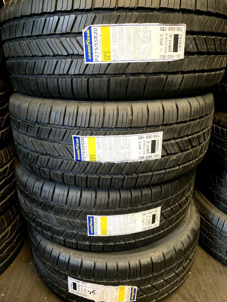 set of brand new tires 275/55R20 goodyear eagle LS-2 for only $750 all four tires 