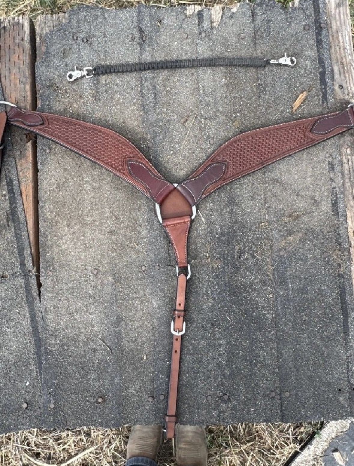 New Real Leather Horse Breastcollar 