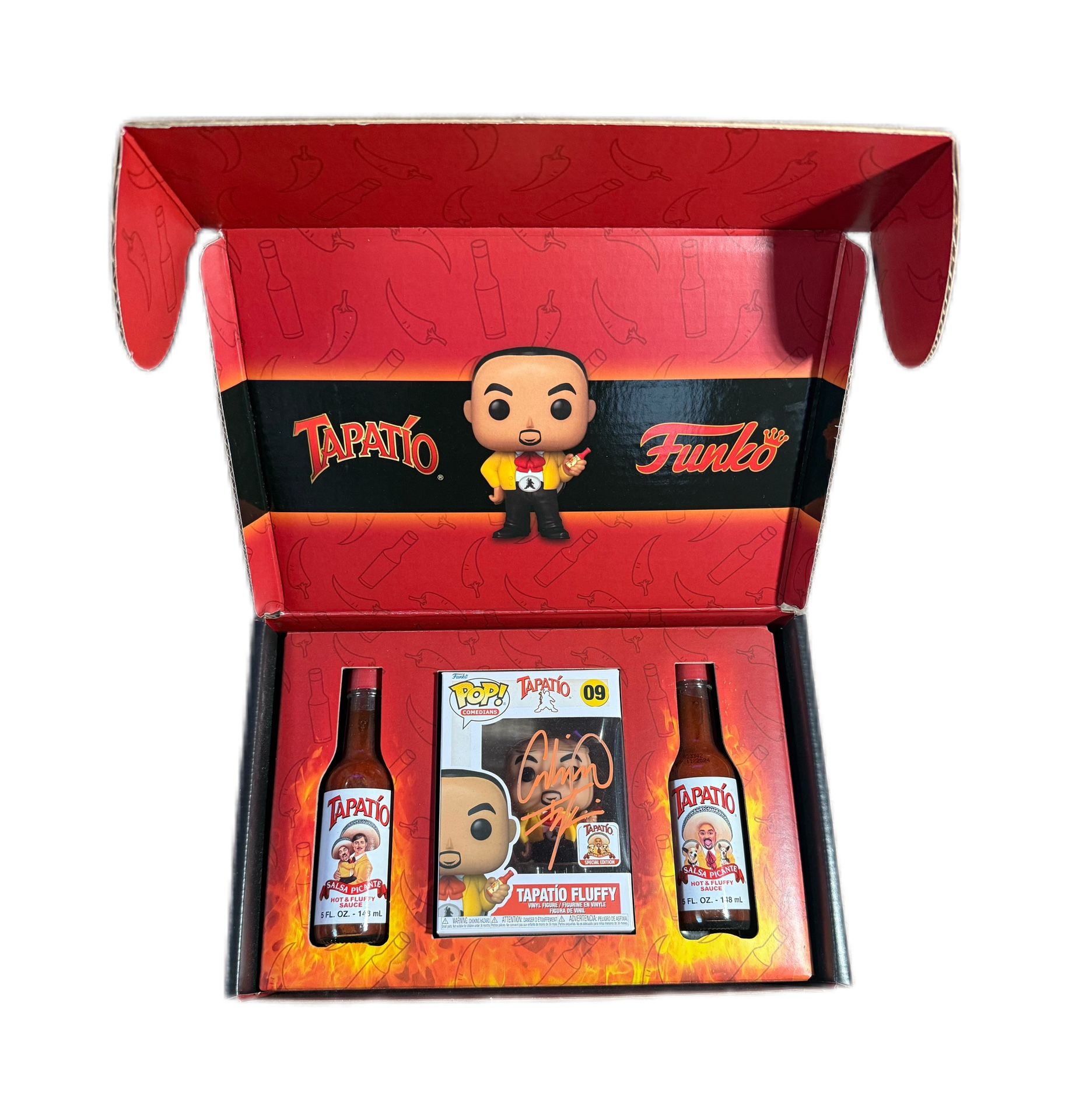 SIGNED Gabriel Iglesias Tapatio Funko Pop Box