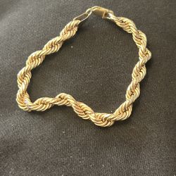Gold Rope Bracelet 