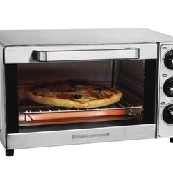 Hamilton Beach Countertop Toaster Oven & Pizza Maker Large 4-Slice Capacity#672