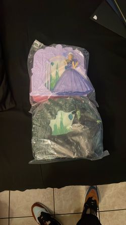 Wicked 2 Elphaba & Glinda Popcorn Bucket SET OF TWO! 