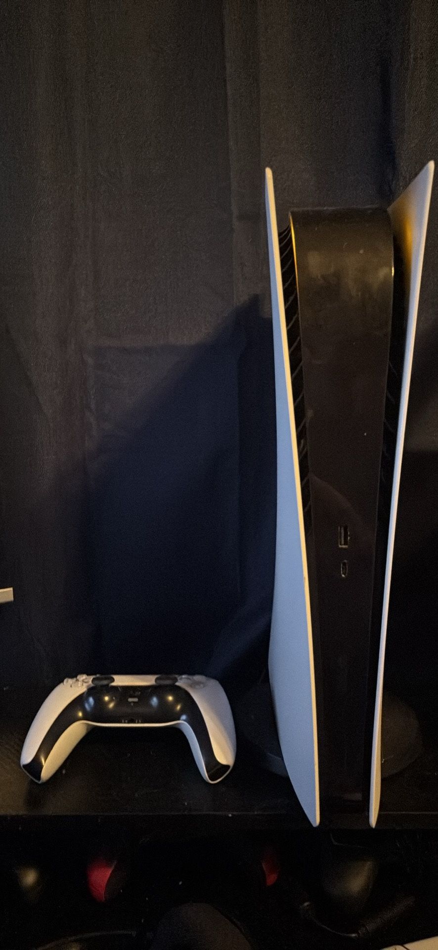 ps5 digital and monitor