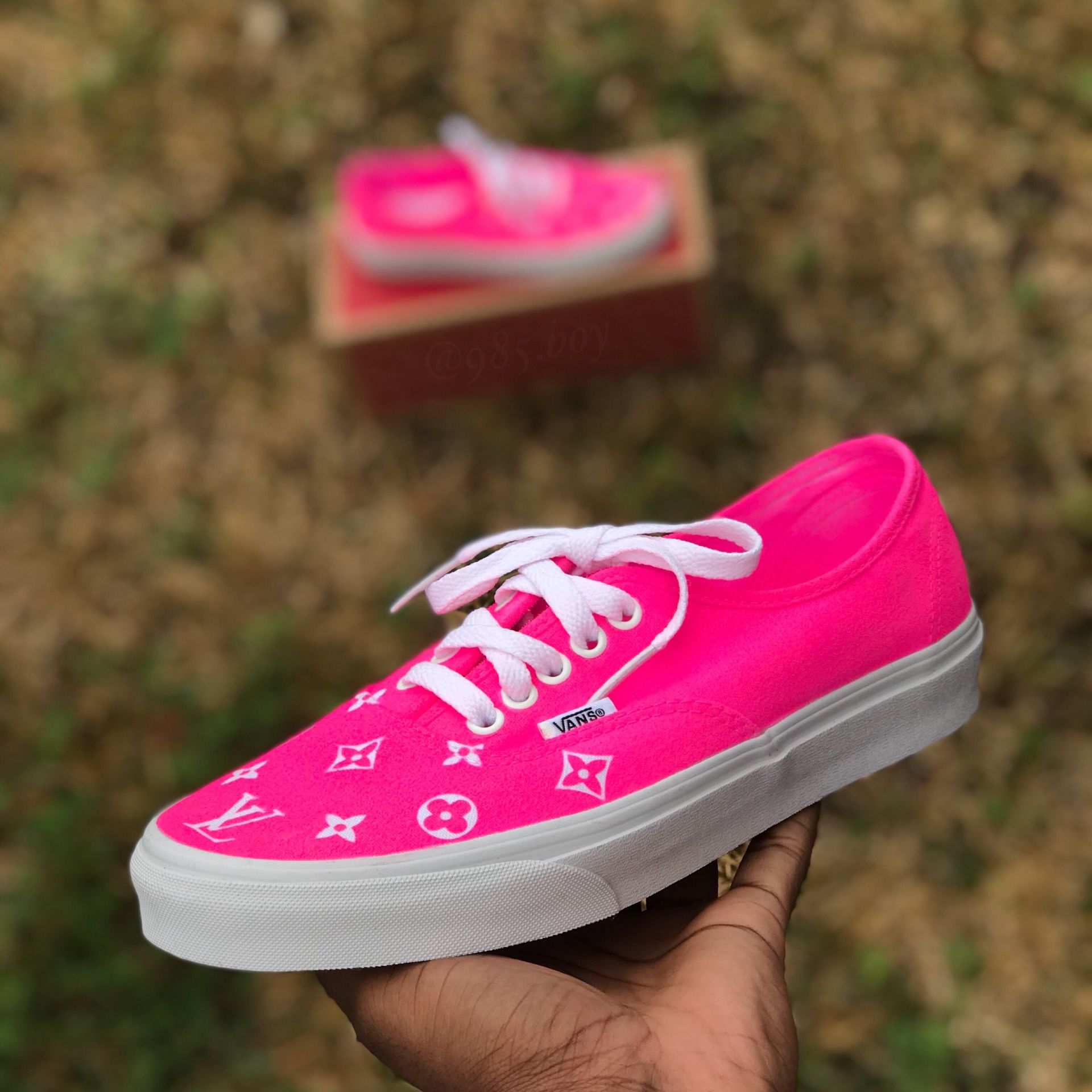 Custom Louis Vuitton Vans Women’s size 8.5 for Sale in Katy, TX - OfferUp