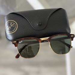 Ray-Ban Clubmaster Sunglasses – Authentic, Made in Italy