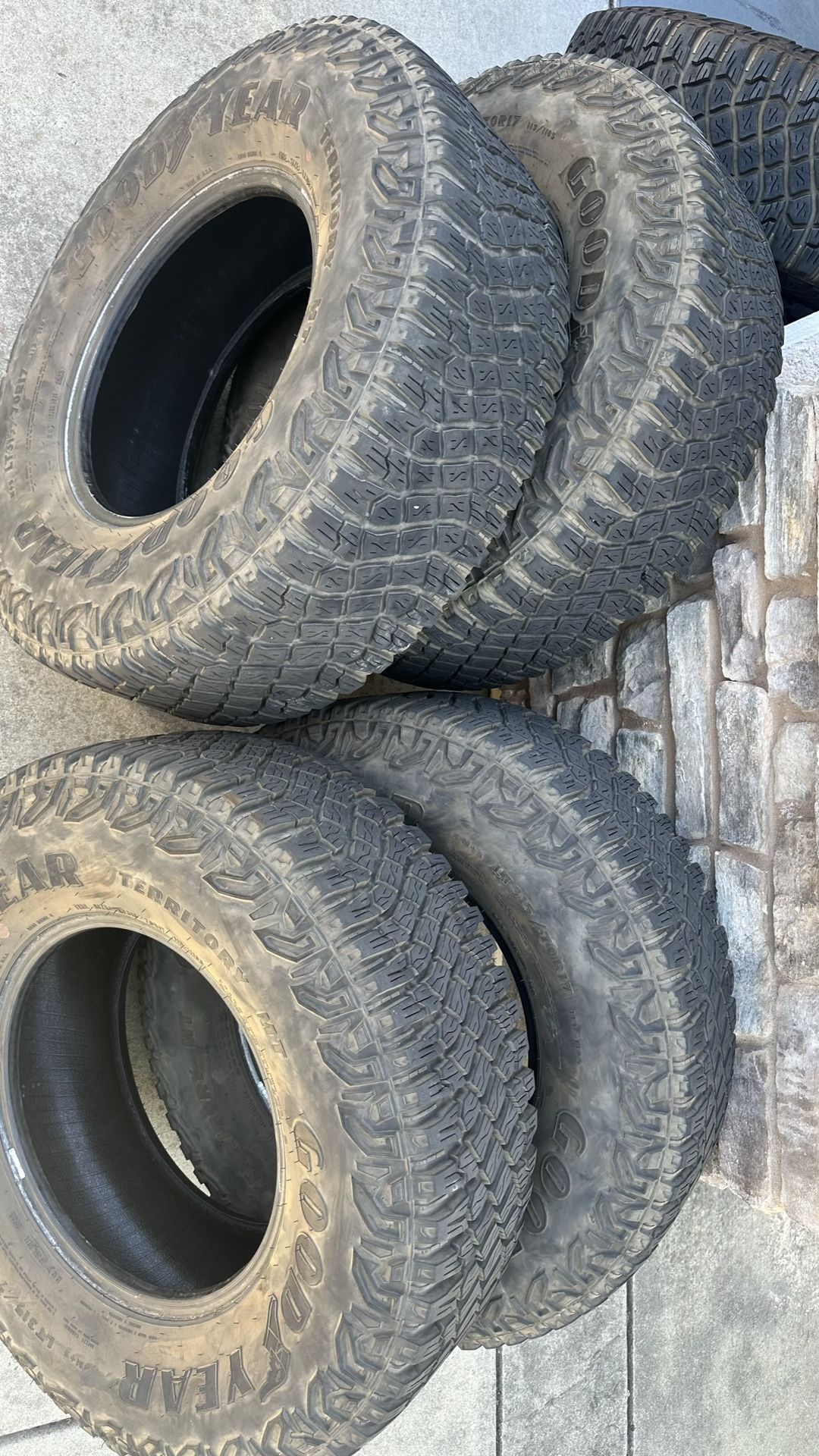 Goodyear Wrangler Territory MT 315/70R17 tires